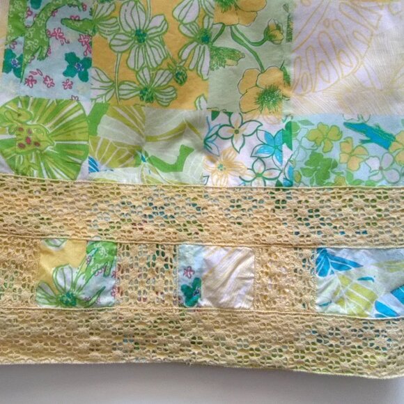 Lilly Pulitzer Sz 6 Gator Patch Lace Bowen Dress - Picture 3 of 5